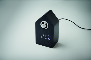 Logotrade liikelahja tuotekuva: MDF-käkiherätyskello